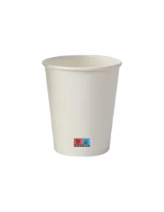 50 Bicchieri Monouso in Carta Bianco da 200ml - Perfetti per Bevande e Acqua!