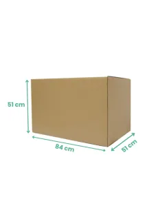 10 pezzi Cartone da Imballaggio Grande (84x51x51cm) *