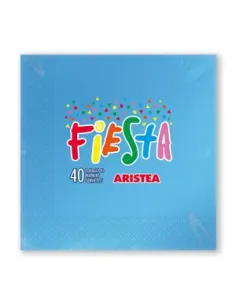 Tovaglioli Carta Azzurro 33x33 cm 2 Veli - Confezione 40 Pezzi | Aristea