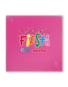 Tovaglioli Carta Fucsia 33x33 cm 2 Veli - Confezione 40 Pezzi | Aristea