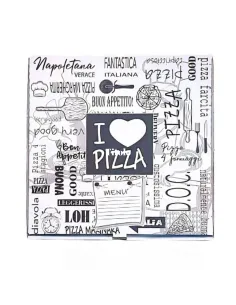 100 Scatole per Pizza da Asporto 33×33×3