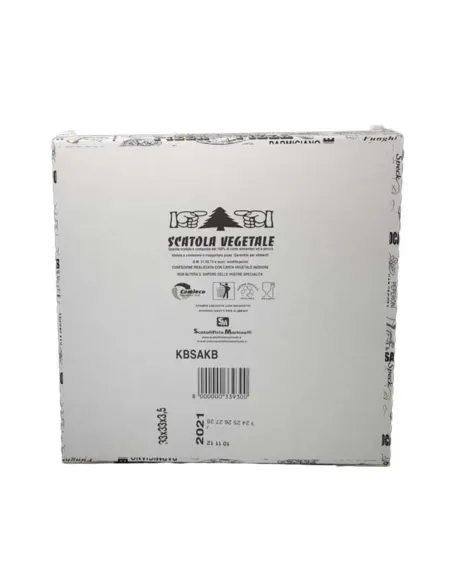 100 Scatole per Pizza da Asporto 33×33×3,5 cm – Chiusura Italiana, Alta Qualità e Sostenibilità