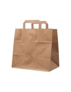 Sacchetti di Carta per Asporto – 27+17x29 cm - 50 Pezzi