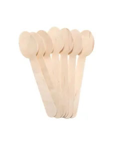 100 Cucchiai Monouso in Legno - Sostenibilità e Praticità