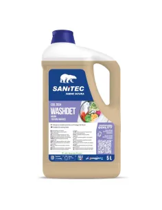 Sanitec Washdet Argan - Detergente per il Lavaggio dei Tessuti 5L