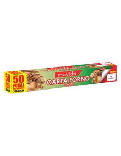 Carta Forno in Fogli - 50 Fogli Pretagliati 30x40 cm