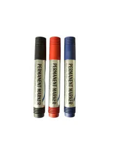Set di 3 Marcatori Permanenti - Nero