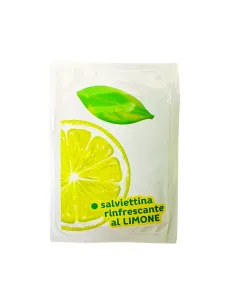 Salviette Rinfrescanti al Limone - Monouso - Igiene e Freschezza - 50 Pezzi