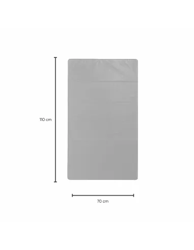10 Sacchetti - 70x110 - Raccolta Differenziata Bianco - 110 Litri - Made in Italy