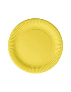 20 Piatti in Carta 23 cm - Lulù Happiness - Giallo