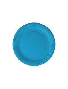 25 Piatti Carta Frutta e Dessert 17 cm - Lulù Happiness - Azzurro