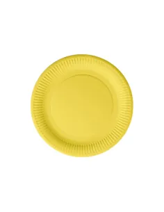 25 Piatti Carta Frutta e Dessert 17 cm - Lulù Happiness - Giallo