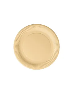 25 Piatti Carta Frutta e Dessert 17 cm - Lulù Happiness - Oro