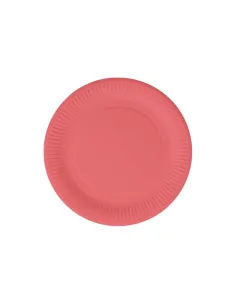 25 Piatti Carta Frutta e Dessert 17 cm - Lulù Happiness - Rosso