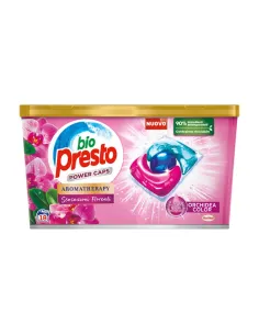 Bio Presto Power Caps Orchidea Color - Aromatherapy Sensazioni Floreali - 18 Lavaggi