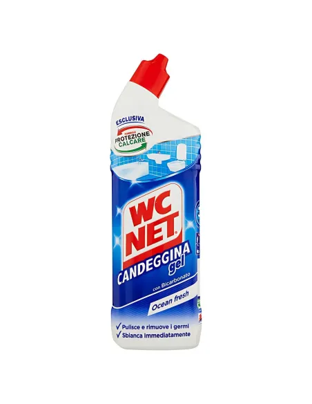 WC Net Candeggina Gel Ocean Fresh - con Bicarbonato - 700 ml - Igiene e Freschezza Immediata