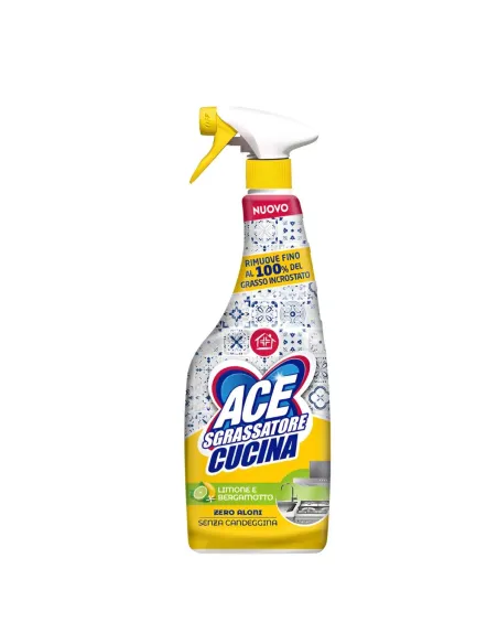 ACE Sgrassatore Cucina Limone e Bergamotto - 650ml - Zero Aloni