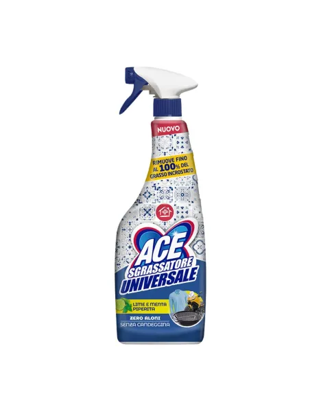 ACE Sgrassatore Universale Lime e Menta Piperita - 650ml - Zero Aloni