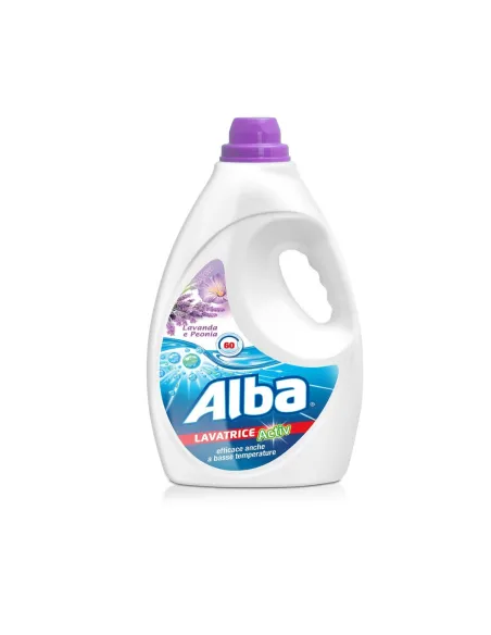 Alba Lavatrice Activ Lavanda e Peonia - 60 Lavaggi - Detersivo Liquido Profumato