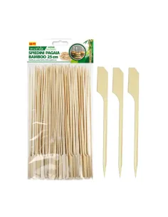 Spiedini Pagaja in Bamboo 25 cm – 100 Pezzi Ecologici per Grigliate e Finger Food