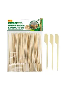 Spiedini Pagaja in Bamboo 15 cm – 100 Pezzi Ecologici per Grigliate e Finger Food