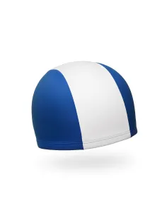 Cuffia Piscina Bicolore Blu e Bianca – Morbida