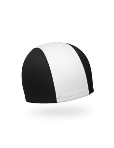 Cuffia Piscina Bicolore Nera e Bianca – Morbida