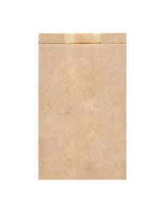 100 Sacchetti in Carta per Alimenti 19x38 cm – Kraft Avana Senza Finestra