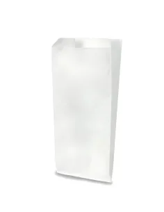 100 Sacchetti in Carta Bianca per Alimenti 17x34 cm – Idonei al Contatto Alimentare