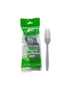 THE BEST 15 Forchette riutilizzabili Argento - Eleganza e Sostenibilità