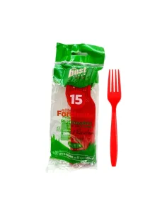 THE BEST 15 Forchette riutilizzabili Rosso - Eleganza e Sostenibilità