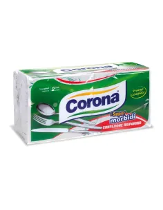 Tovaglioli Carta Corona Super Morbidi | Confezione Risparmio 2 Veli