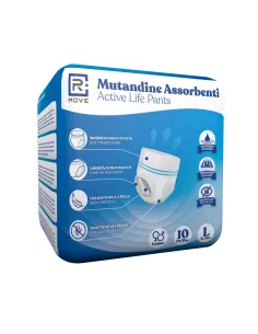Mutandine Assorbenti Unisex – Active Life Pants Taglia L (10 pezzi)