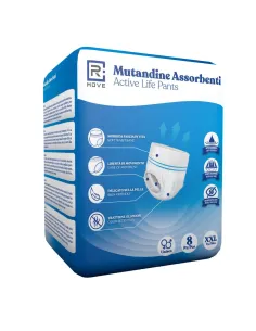 Mutandine Assorbenti Unisex – Active Life Pants Taglia XXL (8 pezzi)