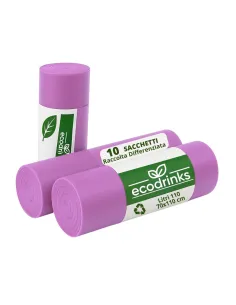 10 Sacchi Differenziata 70x110 | VIOLA