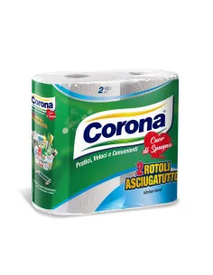 Carta Asciugatutto Corona Cuor di Spugna - 2 Rotoli