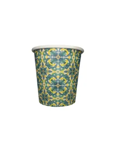 50 Bicchierini di Carta 75ml Maiolica D2 - Perfetti per il Tuo Caffè