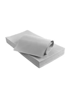 25 Pezzi Tovaglie in TNT 100x100cm Grigio Perla