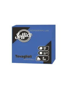 50 Tovaglioli Blu Notte 33x33 Soffice Doppio Velo in Pura Cellulosa| Tovaglioli Colorati per Bar