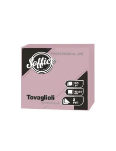 50 Tovaglioli Rosa 33x33 Soffice Doppio Velo in Pura Cellulosa| Tovaglioli Colorati per Bar