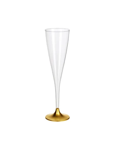 6 Flûte Champagne Trasparente Monouso – Calice Elegante