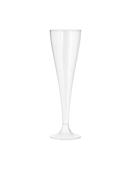 6 Flûte Champagne Trasparente Monouso – Calice Elegante 120 ml | Ideale per Eventi e Ricevimenti