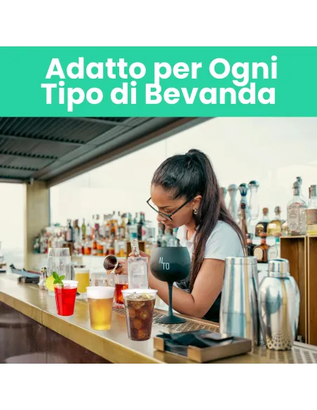 50 Bicchieri Plastica SemiRigida Kristal da 500 ml - Aristea - Eleganza e Resistenza