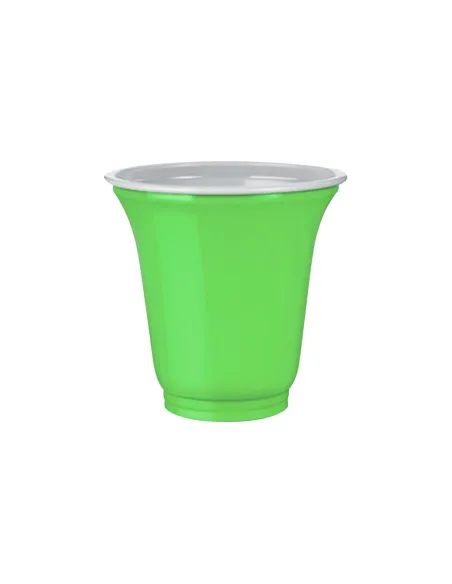 50 Bicchieri Plastica Colorati 75 ml Verde – IMB | Bicchierini Resistenti per Caffè