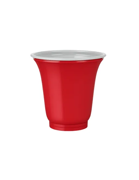 50 Bicchieri Plastica Colorati 75 ml Rosso – IMB | Bicchierini Resistenti per Caffè