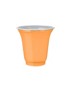 50 Bicchieri Plastica Colorati 75 ml Arancione  – IMB | Bicchierini Resistenti per Caffè
