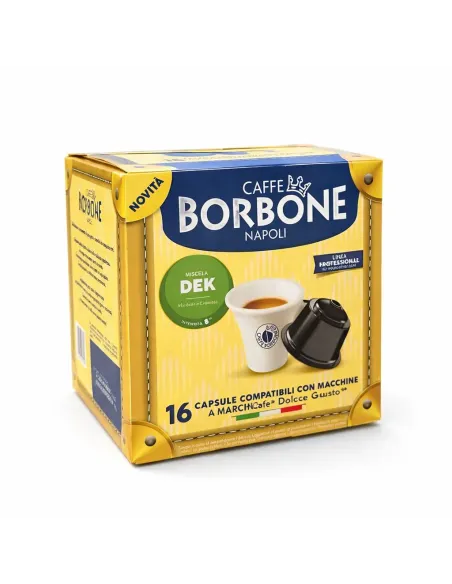 16 Capsule Dolce Gusto Caffè Borbone Miscela Dek
