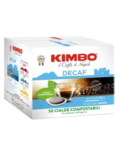 50 Cialde Kimbo Miscela Espresso Decaffeinato