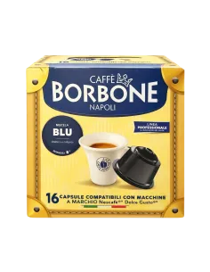 16 Capsule Dolce Gusto Caffè Borbone Miscela Blu