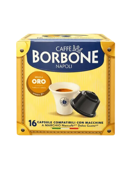 16 Capsule Dolce Gusto Caffè Borbone Miscela Oro